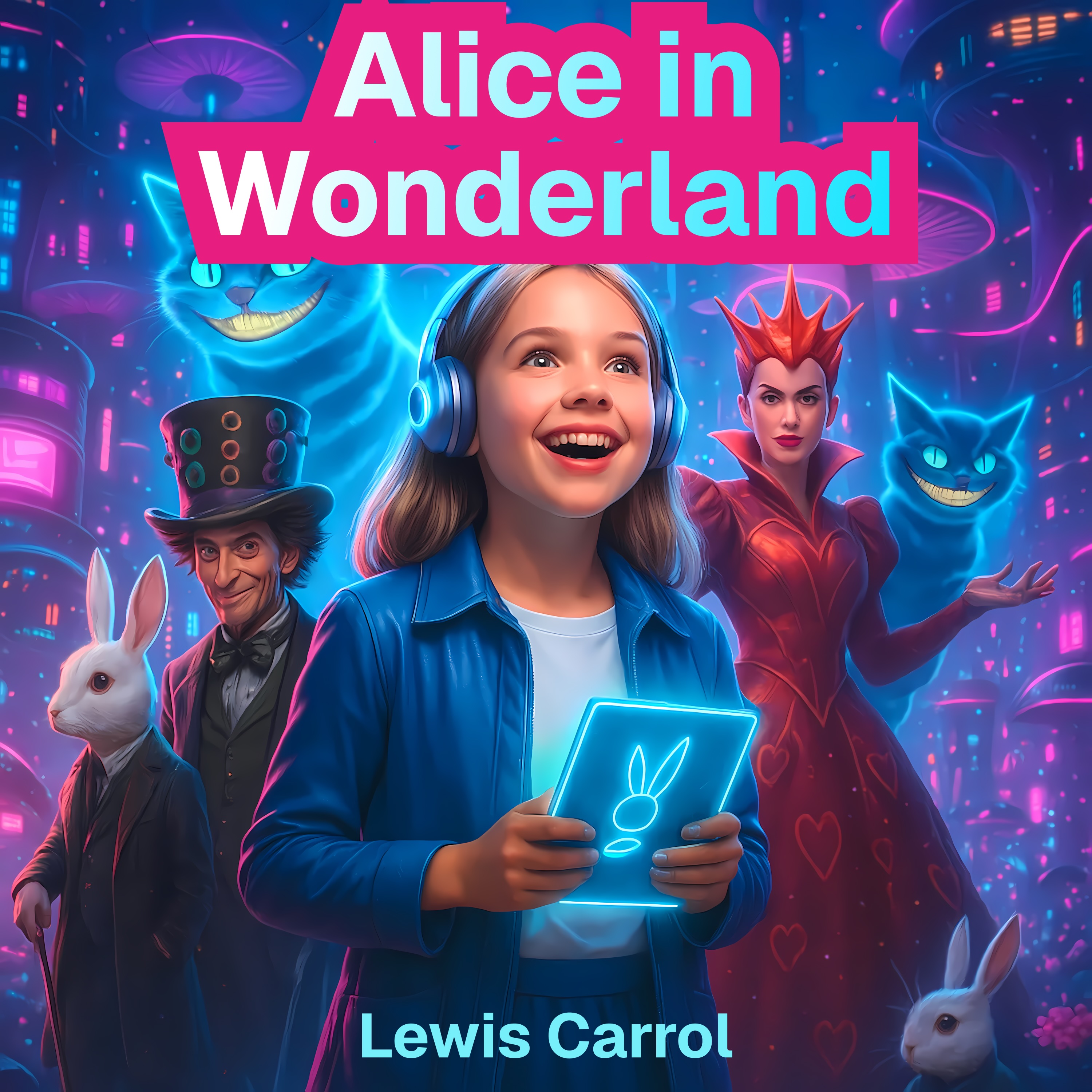 Alice's Adventures in Wonderland audiobook cover