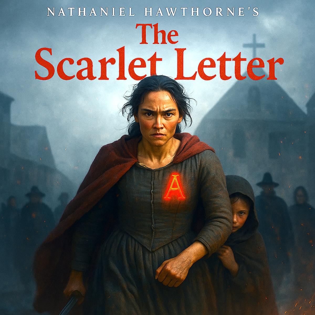 The scarlit letter - book cover 